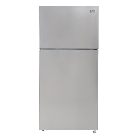 Avanti Frost-Free Apartment Size Refrigerator, 18.0 cu. ft. Capacity, in Stainless Steel (FF18D3S-4)